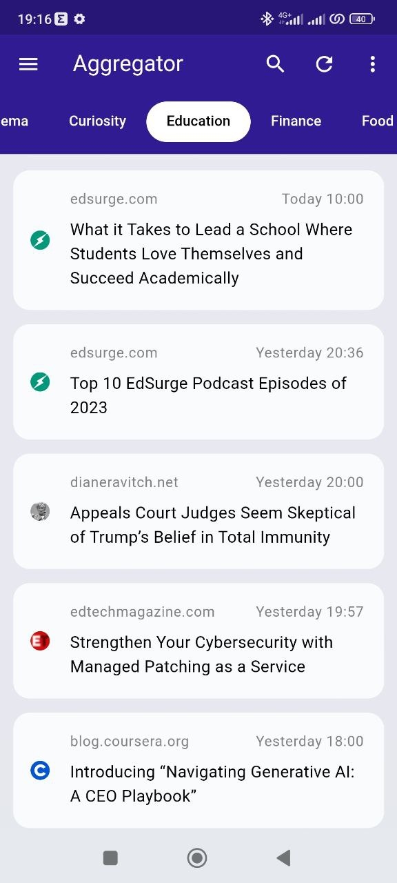 Aggregator News screenshot 3