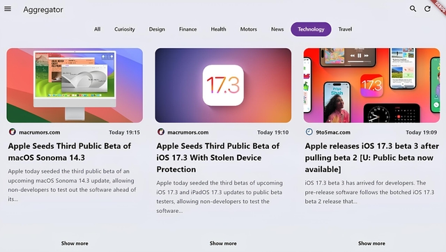 Aggregator News screenshot 9