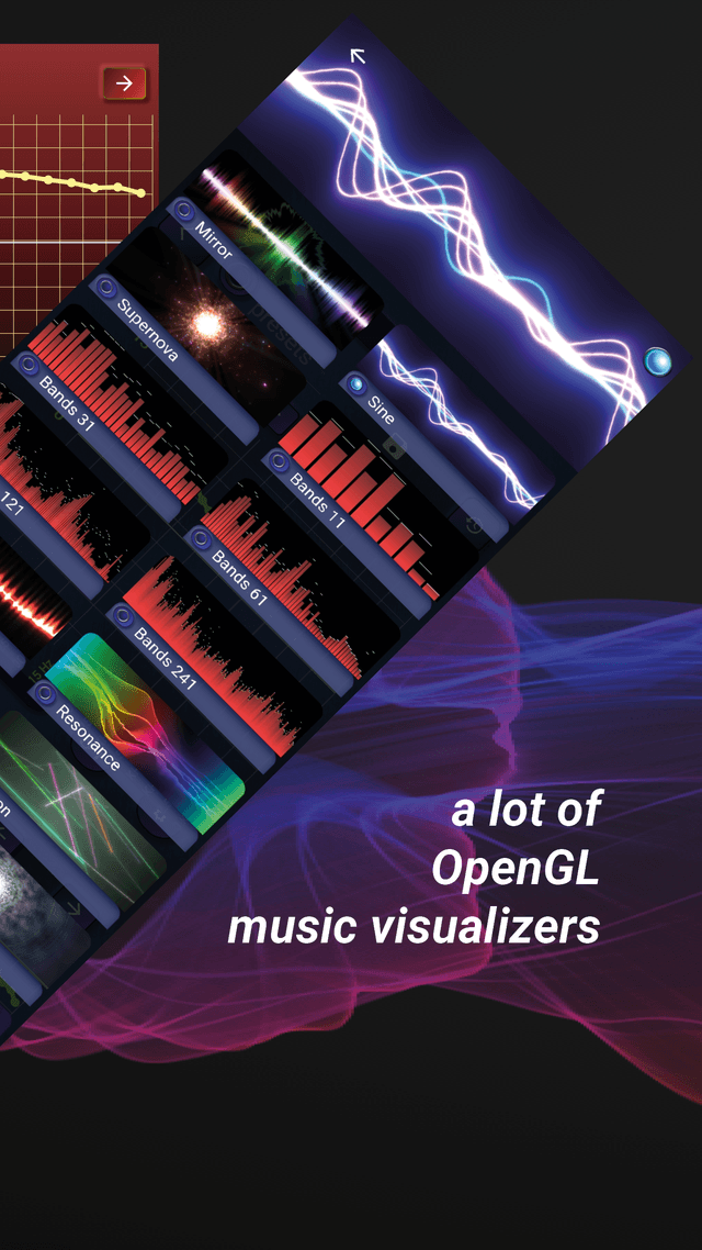 Selenium Audio Visualizer Music Player screenshot 4