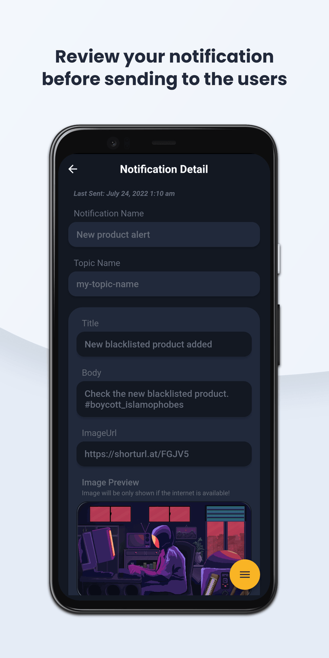 Firebase FCM Notification screenshot 3