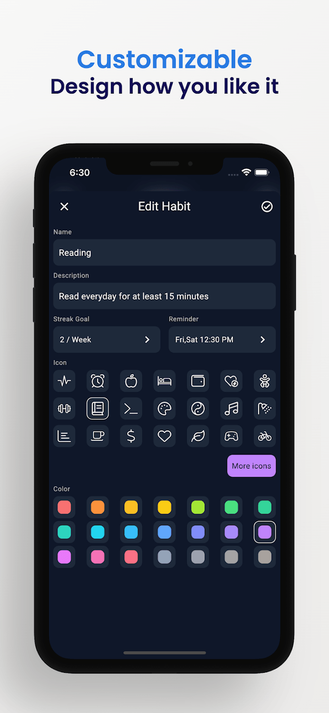 HabitKit screenshot 3