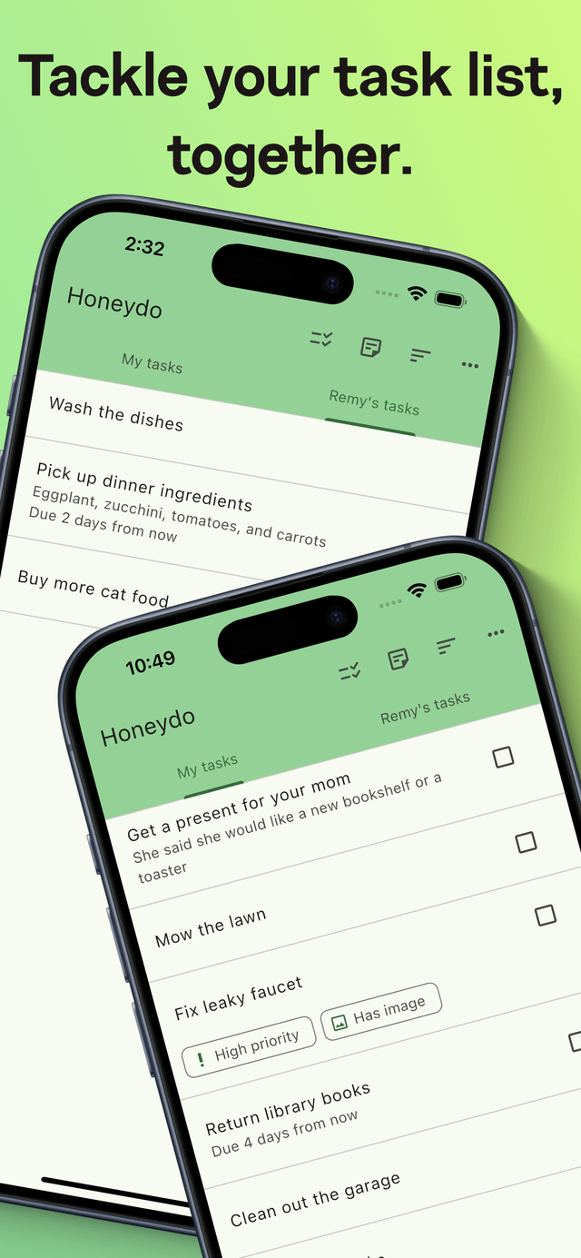 Honeydo Tasks screenshot 1